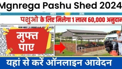 Mgnrega Pashu Shed 2024 Apply