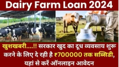 Dairy Farming Loan Apply