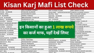 Kisan Karj Mafi List