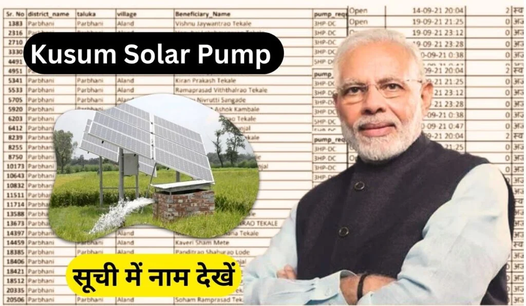 Kusum Solar Pump