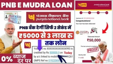 PNB E Mudra Loan Apply