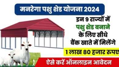 MGNREGA Pashu Shed Yojana 2024